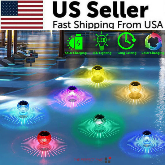 Solar Floating Pool LED Light - RGB Color Changing