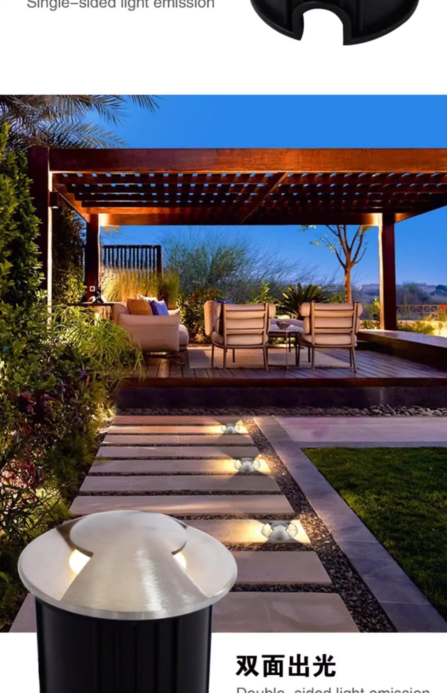 LED Pool Underwater Light — IP68 Waterproof Spotlight for Swimming Pools, Stairs & Garden Decks