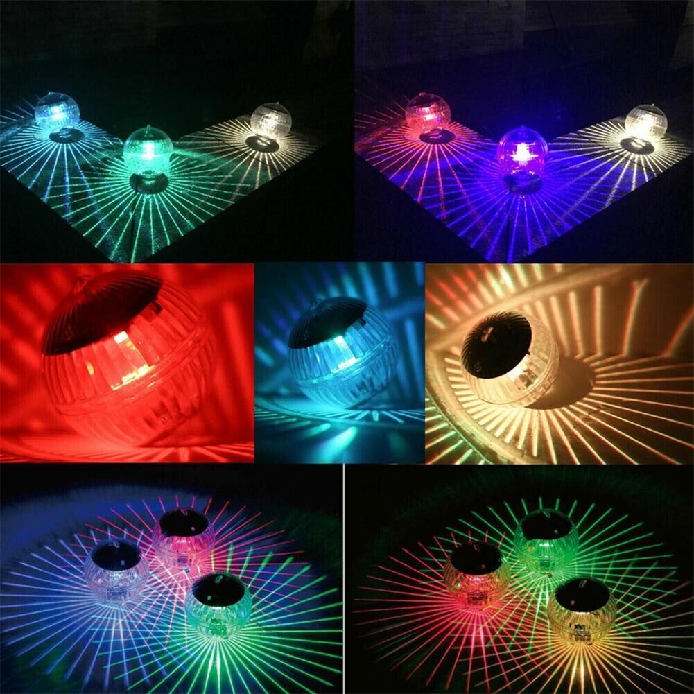 Solar Floating Pool LED Light - RGB Color Changing